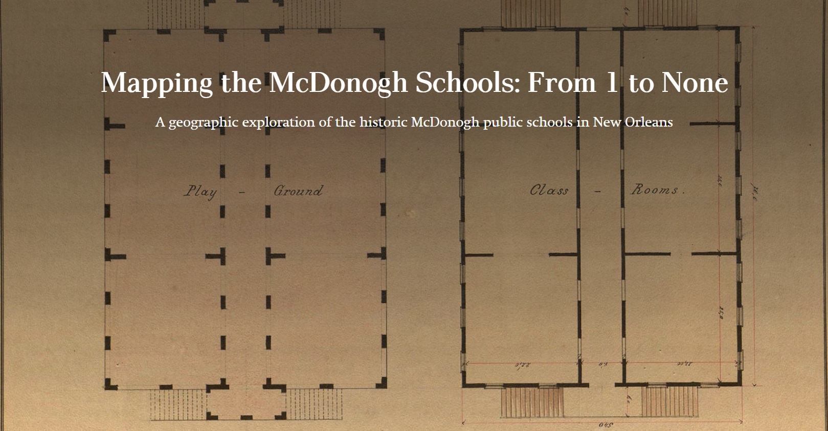 Explore a GIS interactive map of the McDonogh Schools